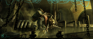 Illustration for article titled La pelĂcula cancelada de Bioshock tenĂa este fabuloso aspecto